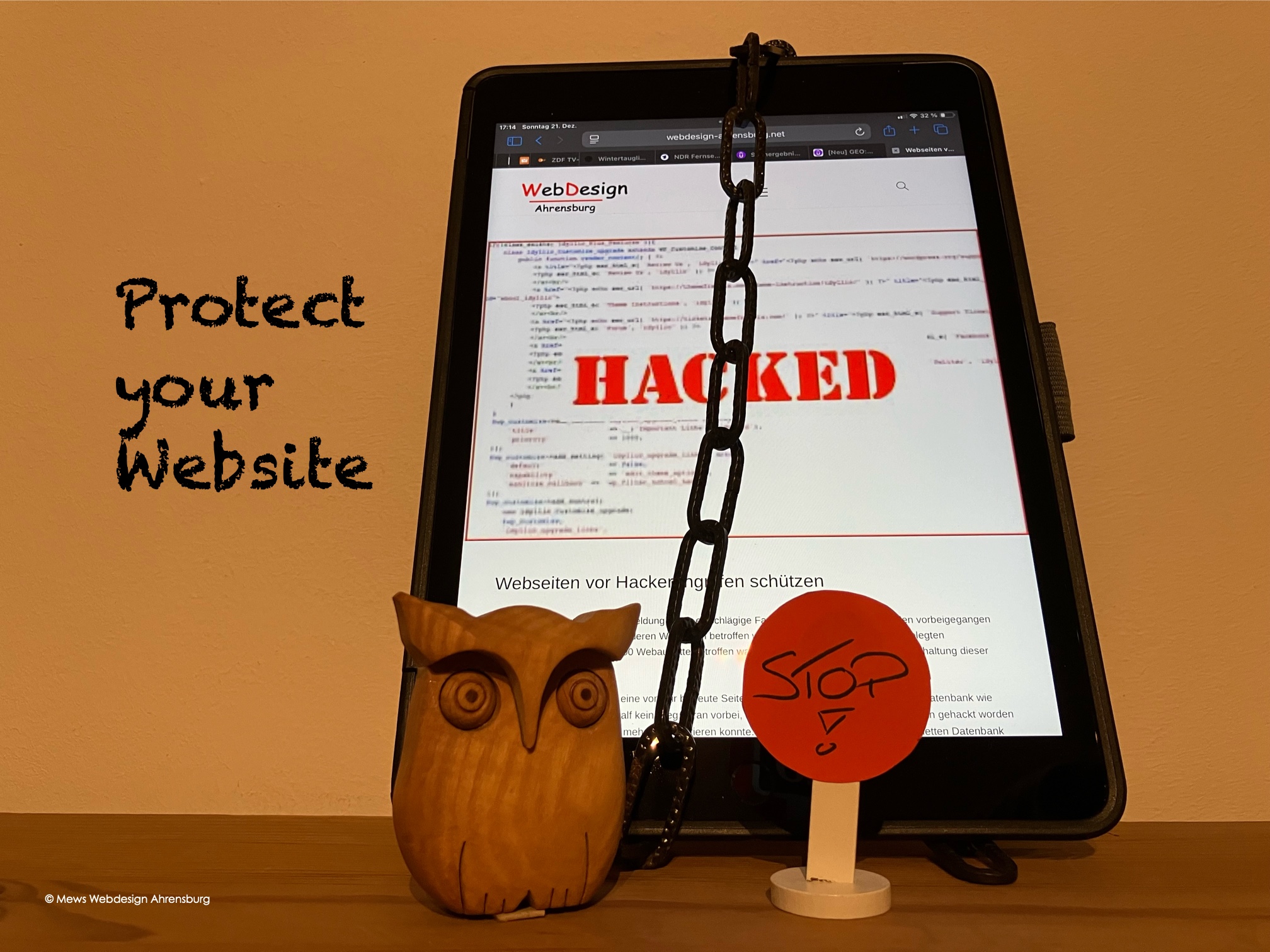 Webseiten vor Hackerangriffen schützen