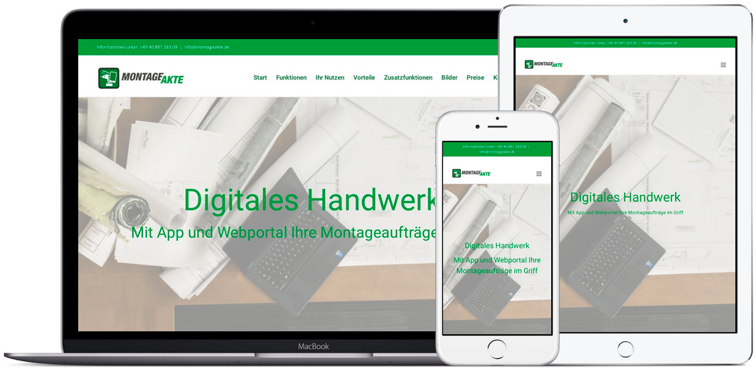 Webdesign Ahrensburg • Kundenprojekte