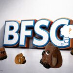 Barrierefreiheit, Grafik: Kleine Eulen vor großen Buchstaben BFSG